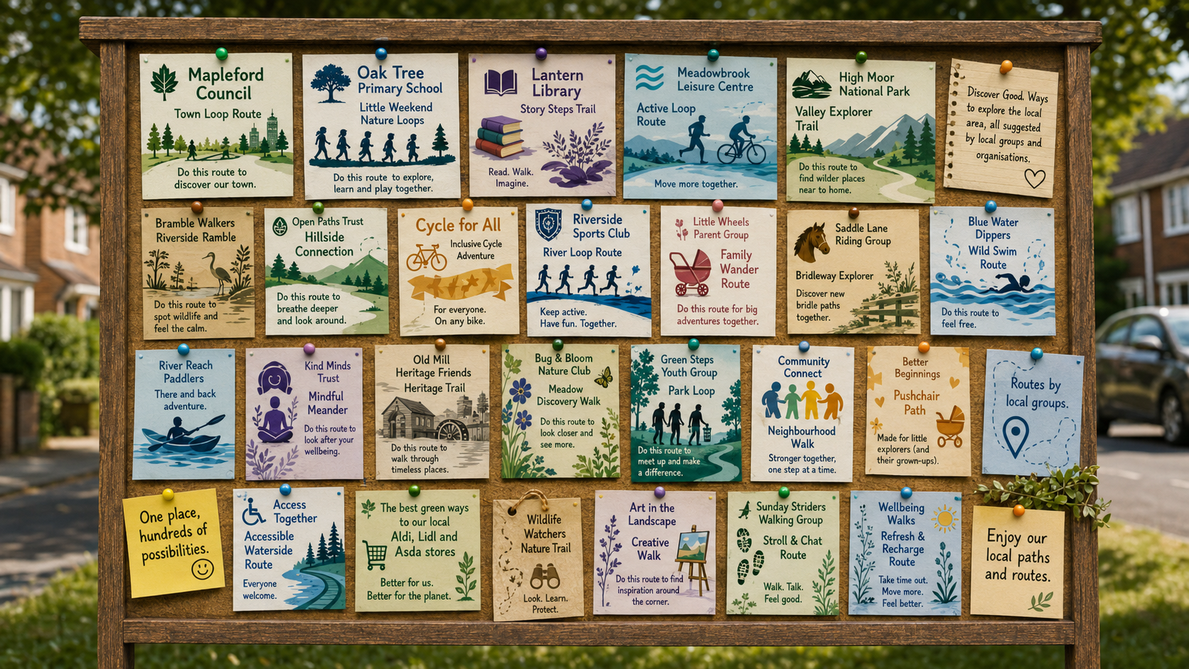 Update 7: Know a local group or organisation with good routes to share?